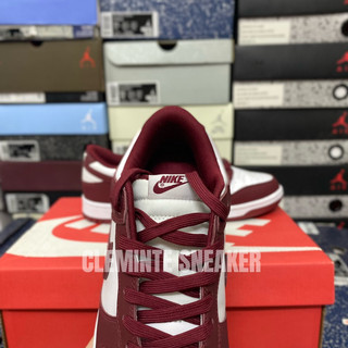 Giày Nike Dunk low Team Red - mận