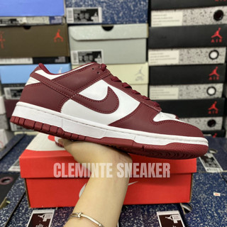 Giày Nike Dunk low Team Red - mận