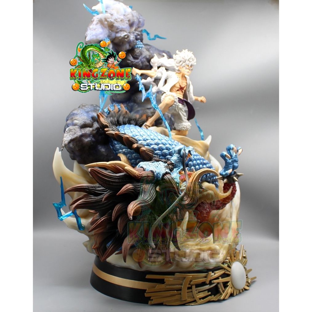 Mô Hình Luffy gear 5 vs Kaido cực đẹp