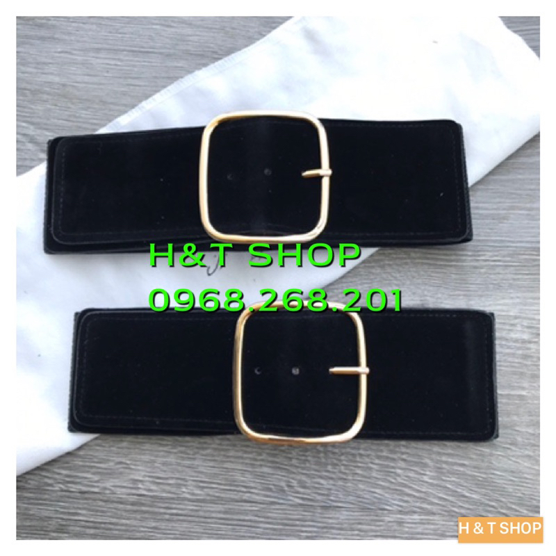 Đai Váy, Belt, Nịt Đầm Chất Nhung bản 8cm  - H&T SHOP