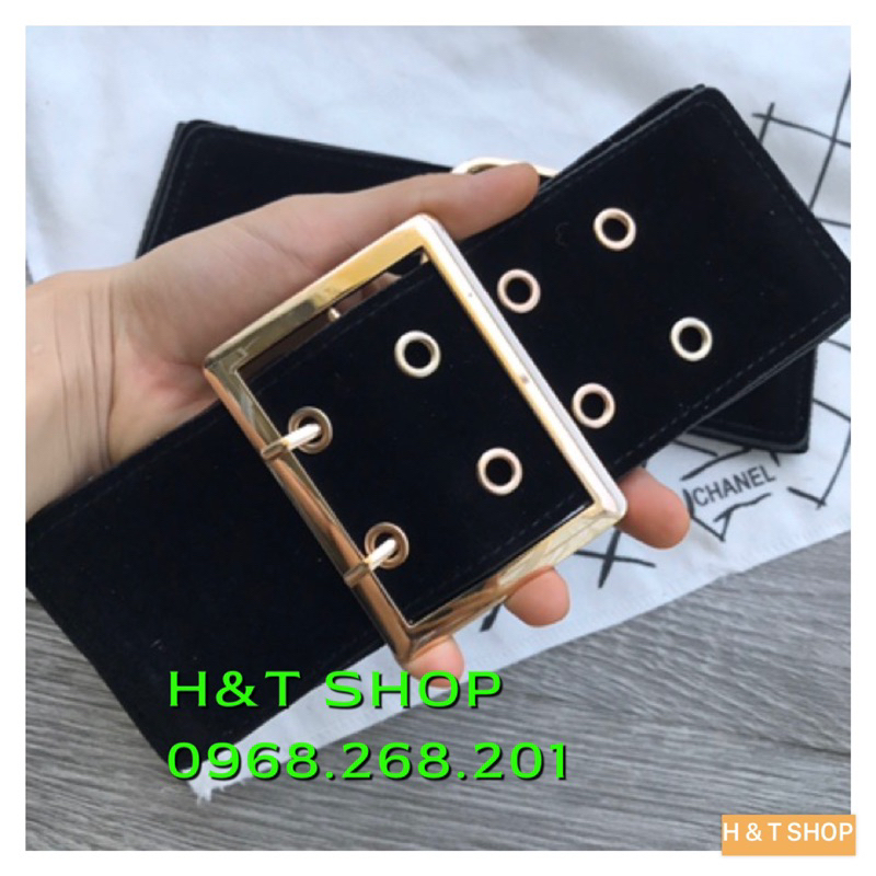 Đai Váy, Belt, Nịt Đầm Chất Nhung bản 8cm  - H&T SHOP