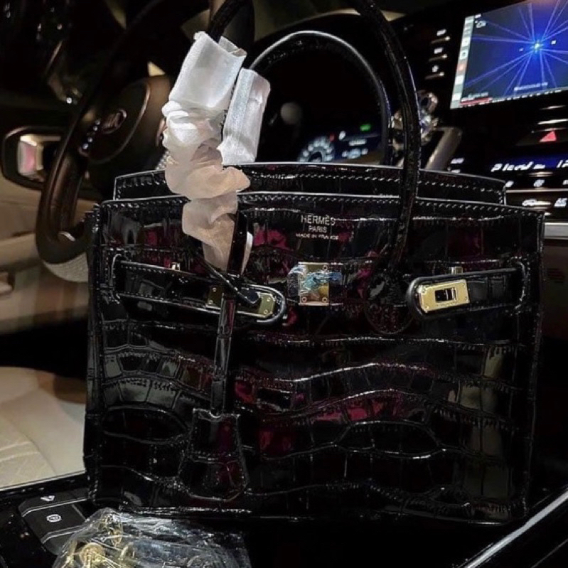 Túi hm.m túi cầm tay size 25 bikin da rắn hàng loại 1  quảng châu, làm túi cầm tay đeo chéo đi làm túi công sở thời tran