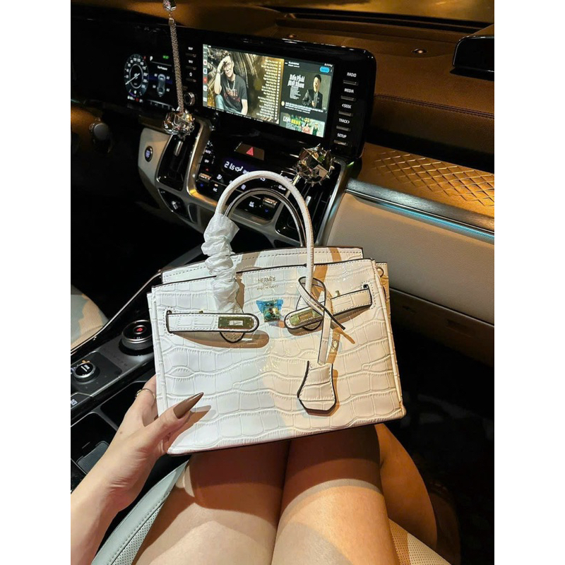 Túi hm.m túi cầm tay size 25 bikin da rắn hàng loại 1  quảng châu, làm túi cầm tay đeo chéo đi làm túi công sở thời tran