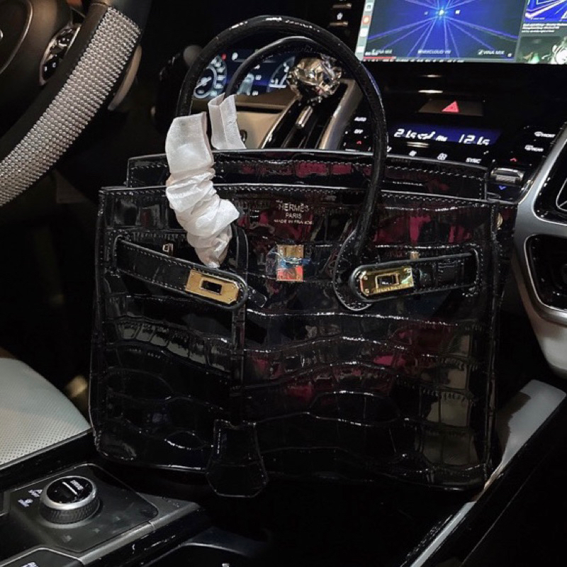 Túi hm.m túi cầm tay size 25 bikin da rắn hàng loại 1  quảng châu, làm túi cầm tay đeo chéo đi làm túi công sở thời tran