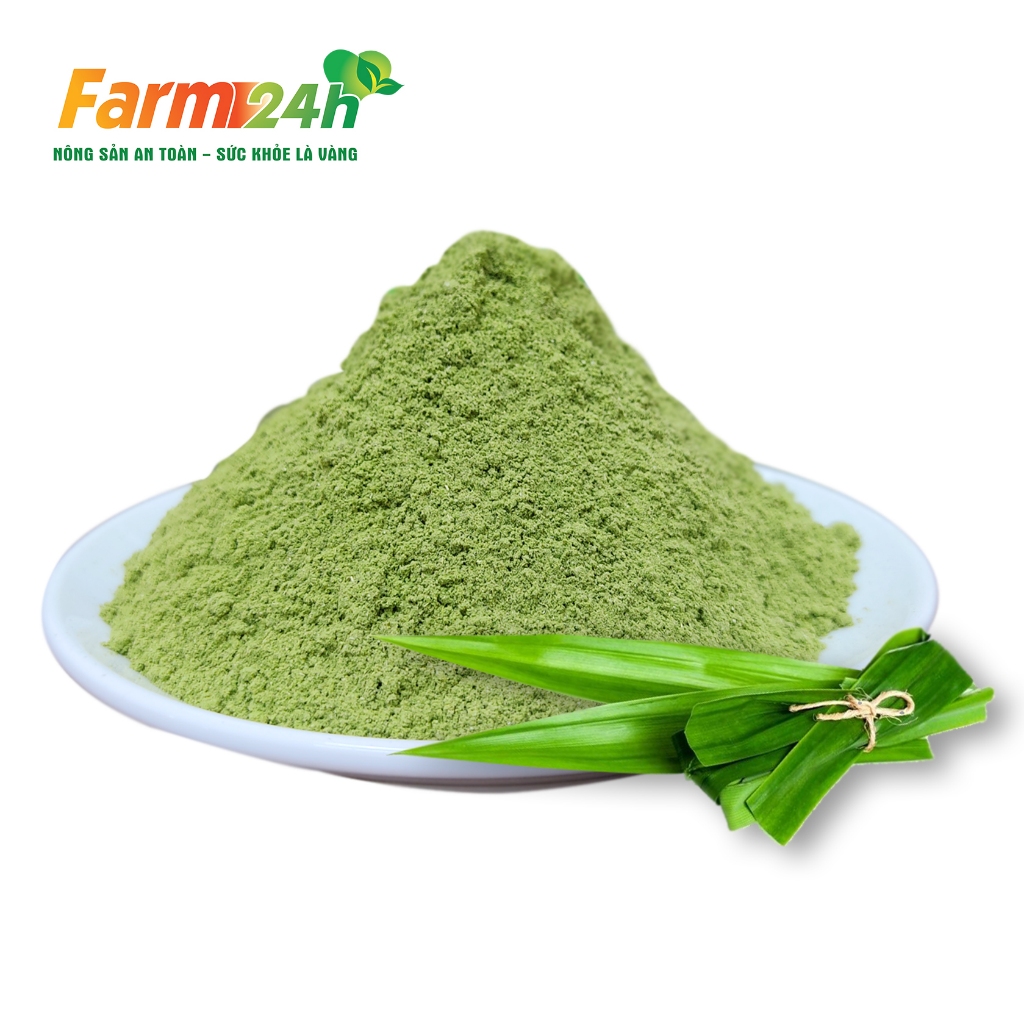 Bột lá dứa  tự nhiên, dùng tạo màu và mùi cho món ăn, thơm ngon, an toàn, bảo quản được lâu | Farm24h