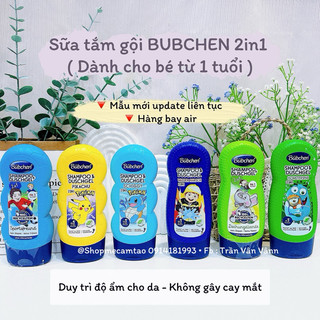 Sữa tắm, gội 2in1 BUBCHEN dành cho bé nội địa Đức