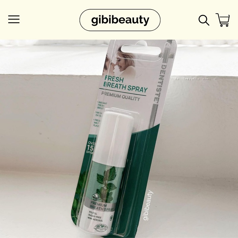 Xịt thơm miệng DENTISTE Fresh Breath Spray 15ml