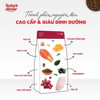 Thức ăn hạt Today’s Dinner cho mèo 🐈