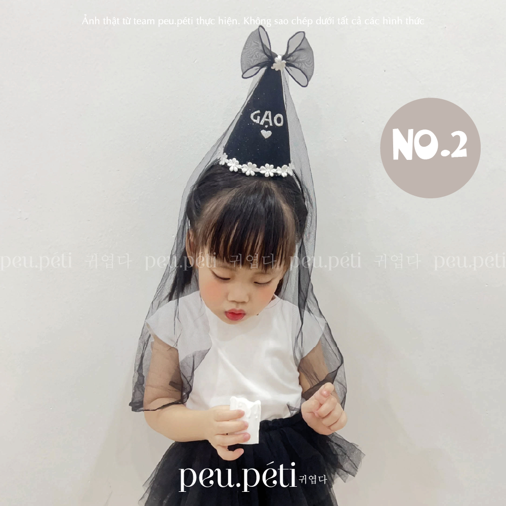 THÊU TÊN nón chóp phong cách halloween - by Peu.peti