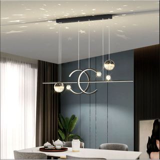 Đèn thả DAKEN treo trần cao cấp kèm bóng LED chuyên dụng và đế ốp trần