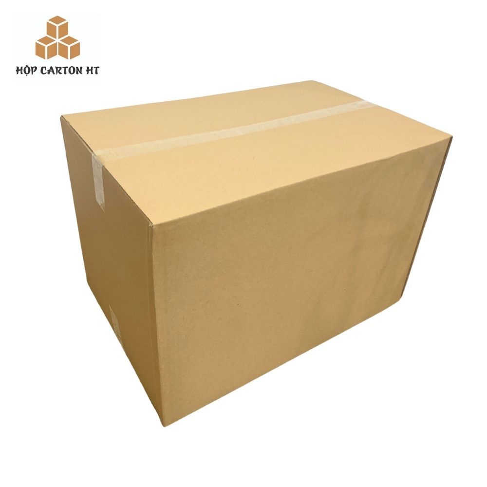 Thùng carton chuyển nhà 60x40x40, hộp carton lớn đóng gói hàng hóa giá gốc tận xưởng - Hộp carton HT HCM