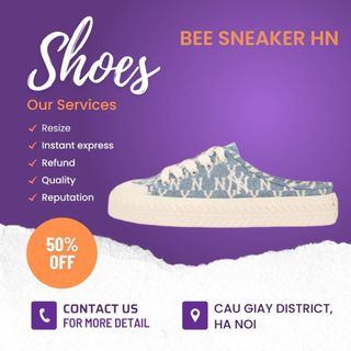 [🎁 Freeship 🌺] Giày Đạp Gót màu xanh Ny, Sục Ny, Đạp Gót xanh 💖 đủ size nữ 36-39 full box