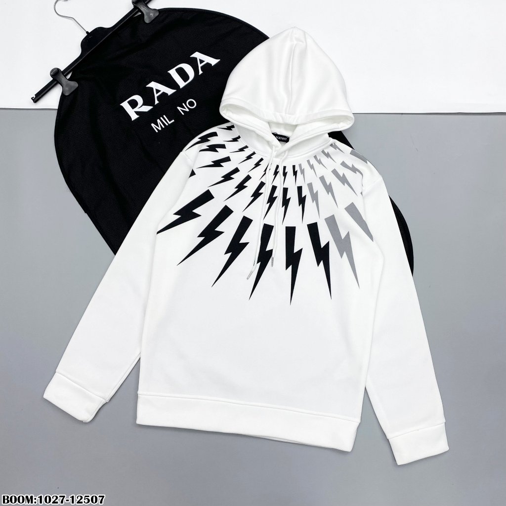 🔥Hot🔥Áo hoodie Neil Barret in sét thiết kế hot trend Nam Nữ Thu Đông 2023