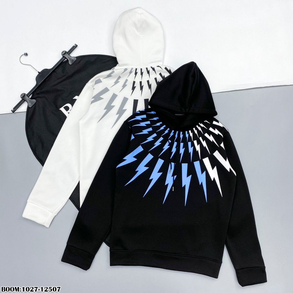 🔥Hot🔥Áo hoodie Neil Barret in sét thiết kế hot trend Nam Nữ Thu Đông 2023