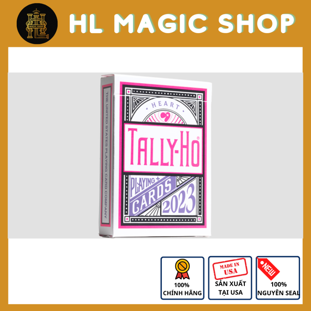 Bộ bài tây, bài ảo thuật Tally Ho Circle Back Heart Playing Cards by US Playing Card Co. - Bài Mỹ - 
