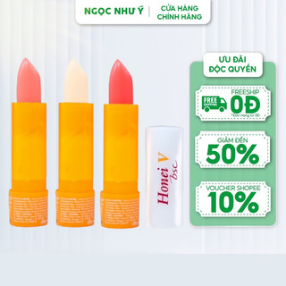 Son dưỡng môi tinh chất mật ong + vitamin c giảm thâm môi, màu nhẹ nhàng