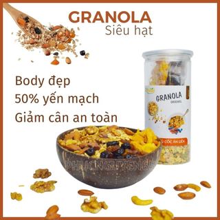 Granola Ăn Sáng Yến Mạch Mix 7 Loại Hạt Hủ 500g