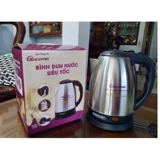 ẤM SIÊU TỐC INOX SUNHOUSE 1,8 Lít (HKM Glucerna )