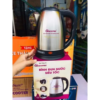 Ấm siêu tốc inox sunhouse 1,8 lít