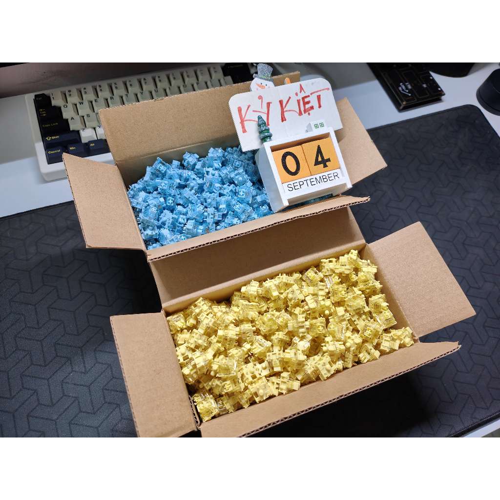 Switch Akko Cream Yellow/Blue V3 Pro