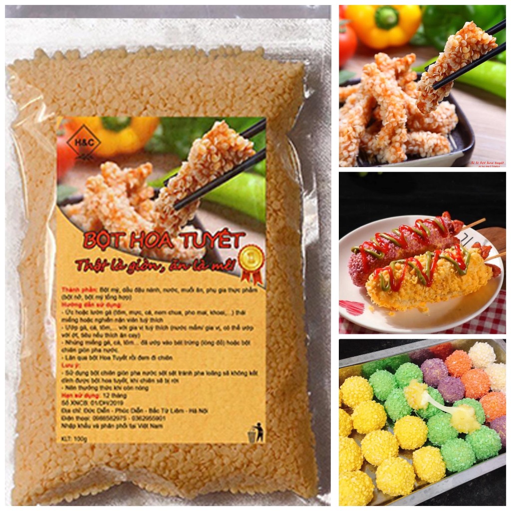 Bột Chiên Xù Hoa Tuyết - Giòn tan