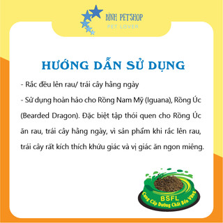 THỨC ĂN BÒ SÁT - BỘT BỎ SUNG DINH DƯỠNG