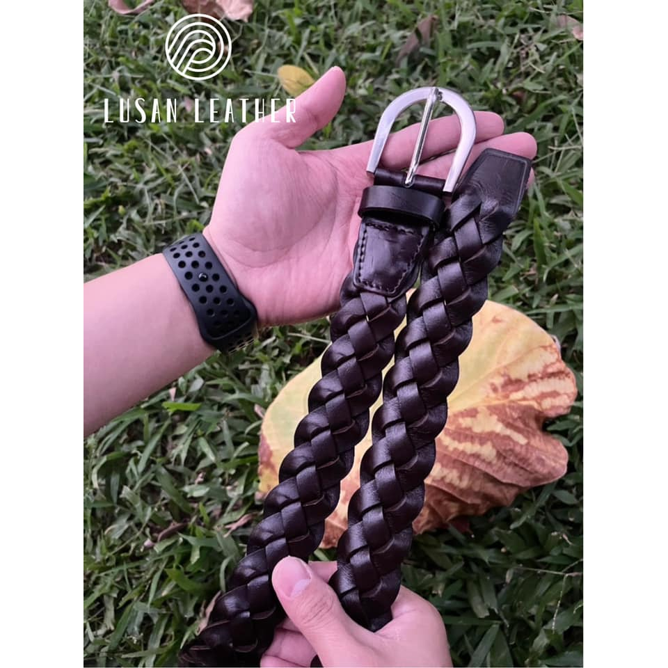 Thắt lưng Da Bò Đan Chéo Cao Cấp  SALE SALE 20% 450=>>360k