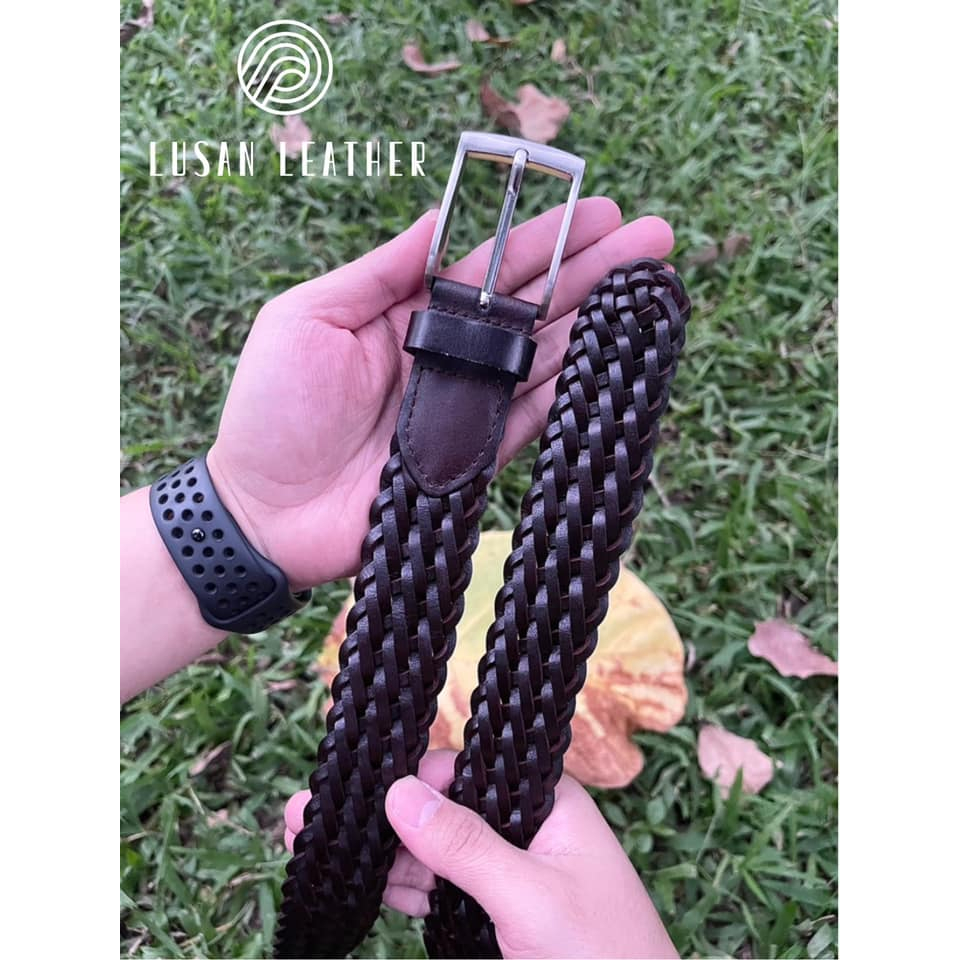Thắt lưng Da Bò Đan Chéo Cao Cấp  SALE SALE 20% 450=>>360k