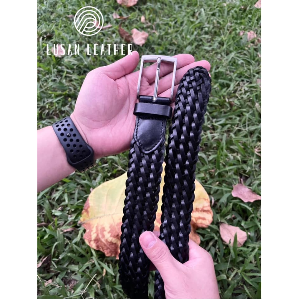 Thắt lưng Da Bò Đan Chéo Cao Cấp  SALE SALE 20% 450=>>360k