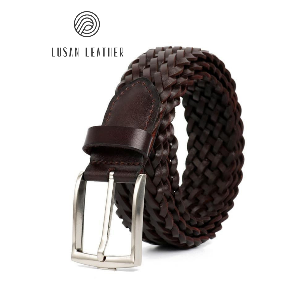 Thắt lưng Da Bò Đan Chéo Cao Cấp  SALE SALE 20% 450=>>360k