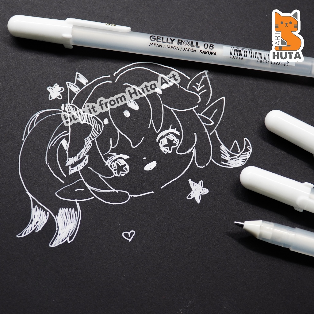Bút Gel Trắng Sakura Gelly Roll - 0.8 Medium