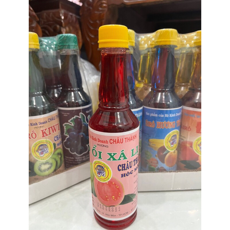 Siro Ổi Xá Lị Châu Thành Chai 400ml - Đủ Hương