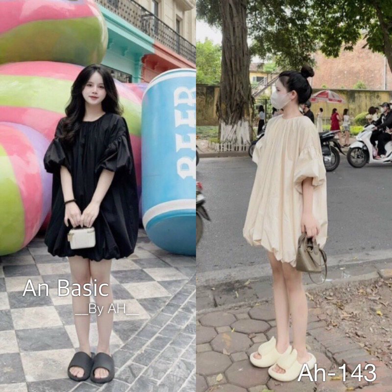 Áo- Váy babydoll thô tay bồng hàng 2 lớp tiểu thư “BANI DRESS”