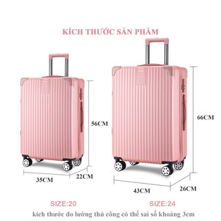 Vali du lịch cao cấp size20