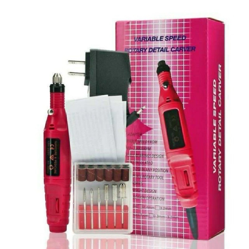 Máy Mài Móng Nail Yq100 Mini Dùng Dũa, Phá Sơn Gel Nhanh Chóng Tiện Lợi