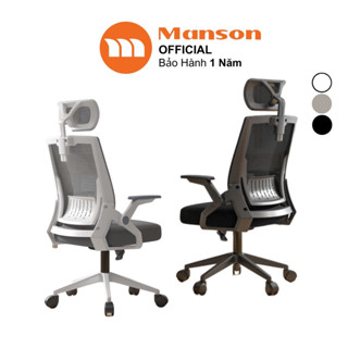 [Ship 30P] Ghế Công Thái Học Xiaomi Ergonomic Xám Ghế Làm Việc, Ghế Học Tập Chính Hãng Manson