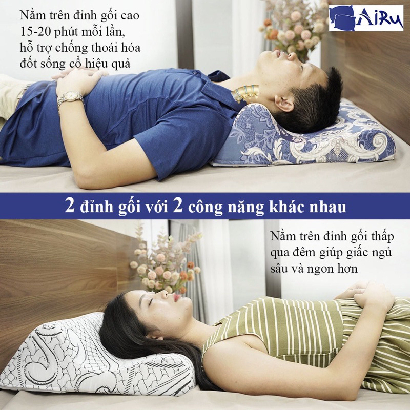 [ Hoả Tốc ] Gối Chống Thoái Hoá Đốt Sống Cổ Chuẩn Y Khoa (bảo hành 1năm chính hãng )