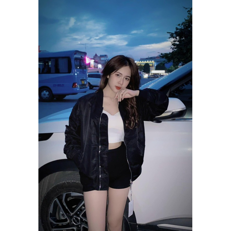 Áo bomber đen di.or , áo khoác nam nữ dày dặn , full tem mác bản cao cấp