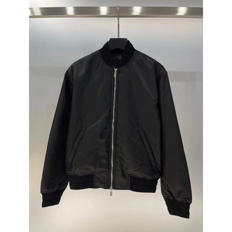 Áo bomber đen di.or , áo khoác nam nữ dày dặn , full tem mác bản cao cấp