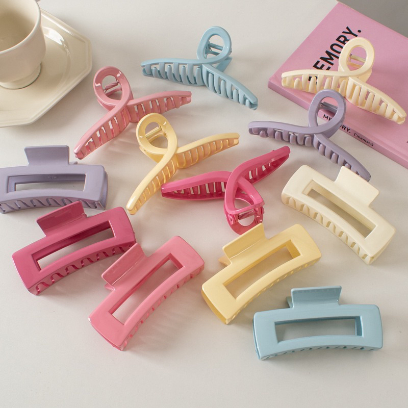 Kẹp càng cua nhiều mẫu màu Pastel trendy Hàn Quốc dễ thương