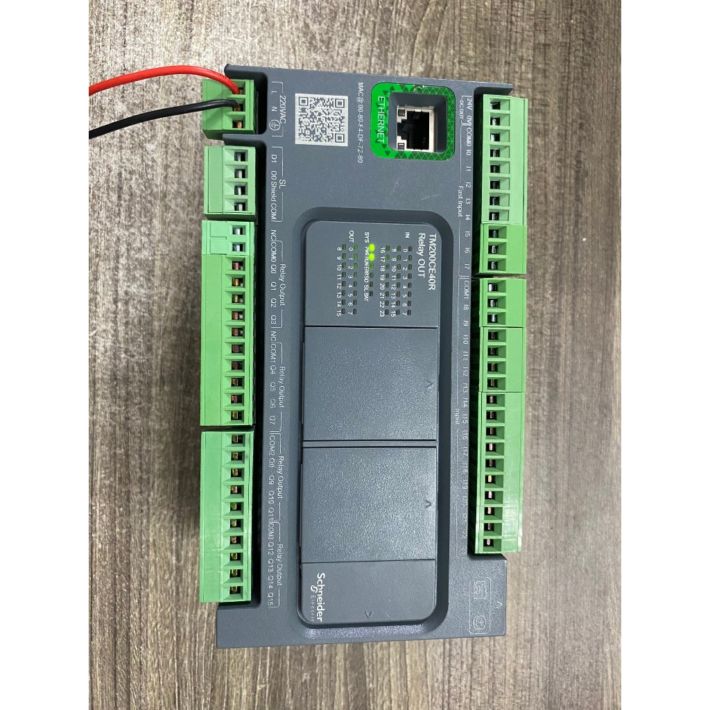PLC  SCHNEIDER  TM200CE40R  ngõ ra RELAY  40I/O tháo máy