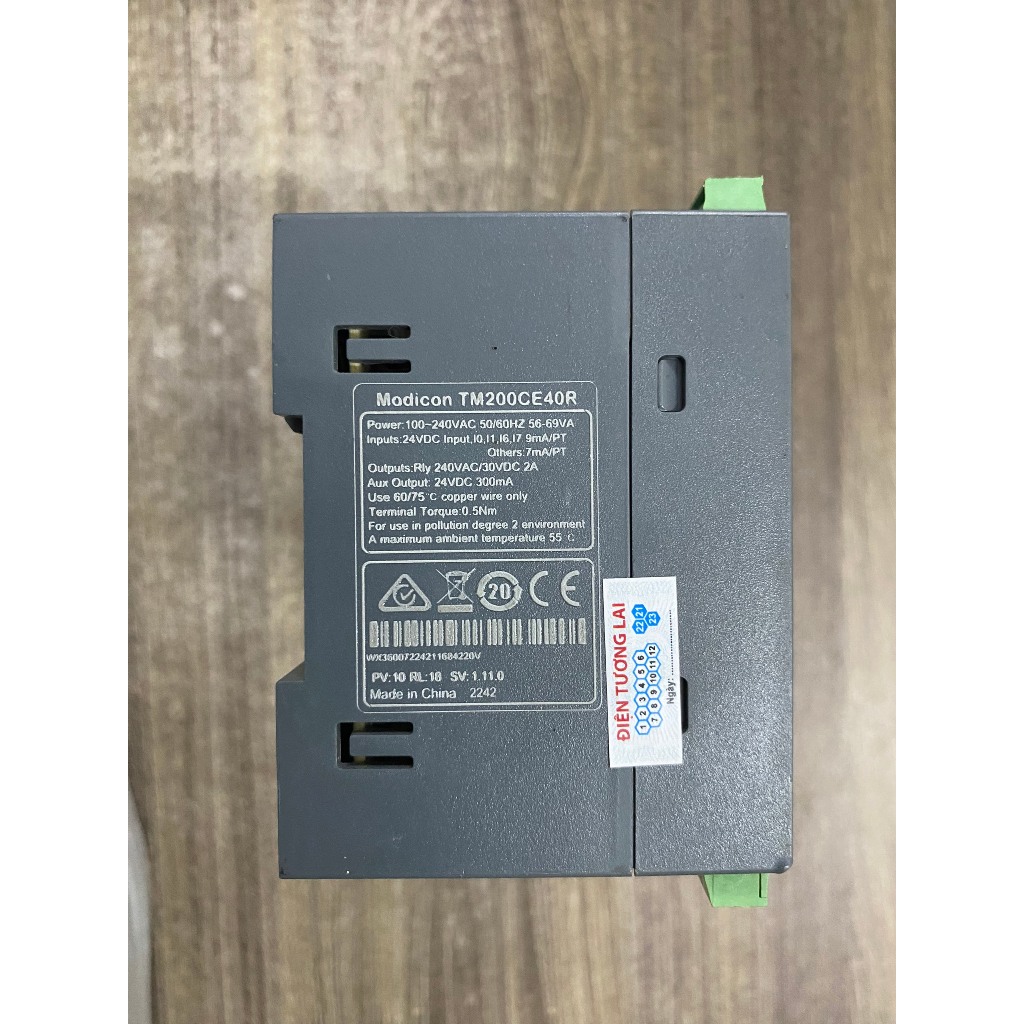 PLC  SCHNEIDER  TM200CE40R  ngõ ra RELAY  40I/O tháo máy