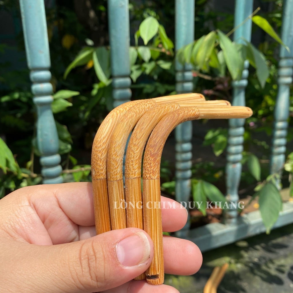 Cầu góc tre lồng chim hút mật, khuyên,... siêu hot, mẫu vuông tam khúc hút mật  - phụ kiện lồng chim DUY KHANG