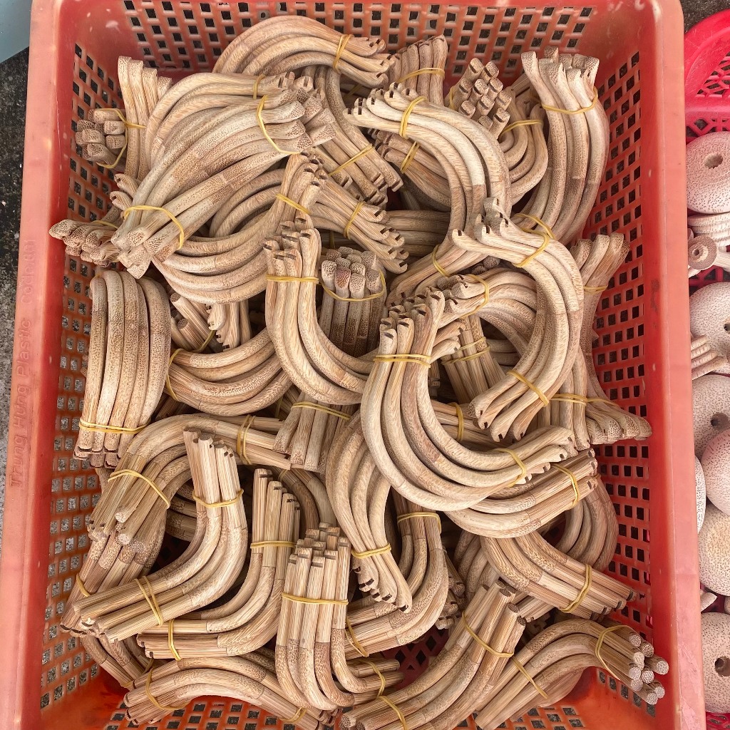 Cầu góc tre lồng chim hút mật, khuyên,... siêu hot, mẫu vuông tam khúc hút mật  - phụ kiện lồng chim DUY KHANG