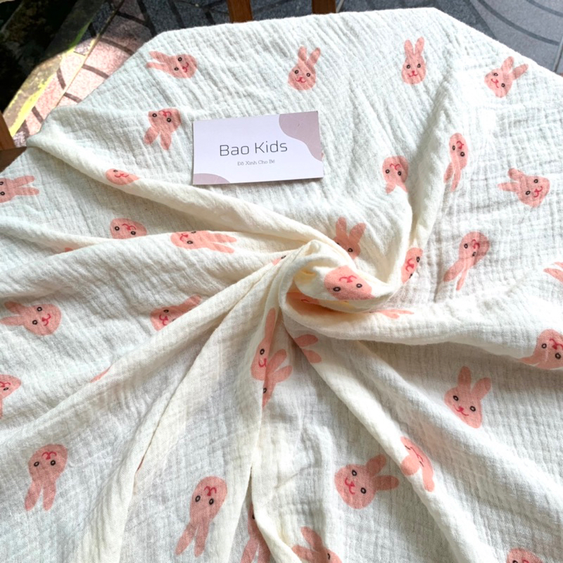 Khăn Tắm + Chăn Muslin siêu mềm siêu thoáng cho bé