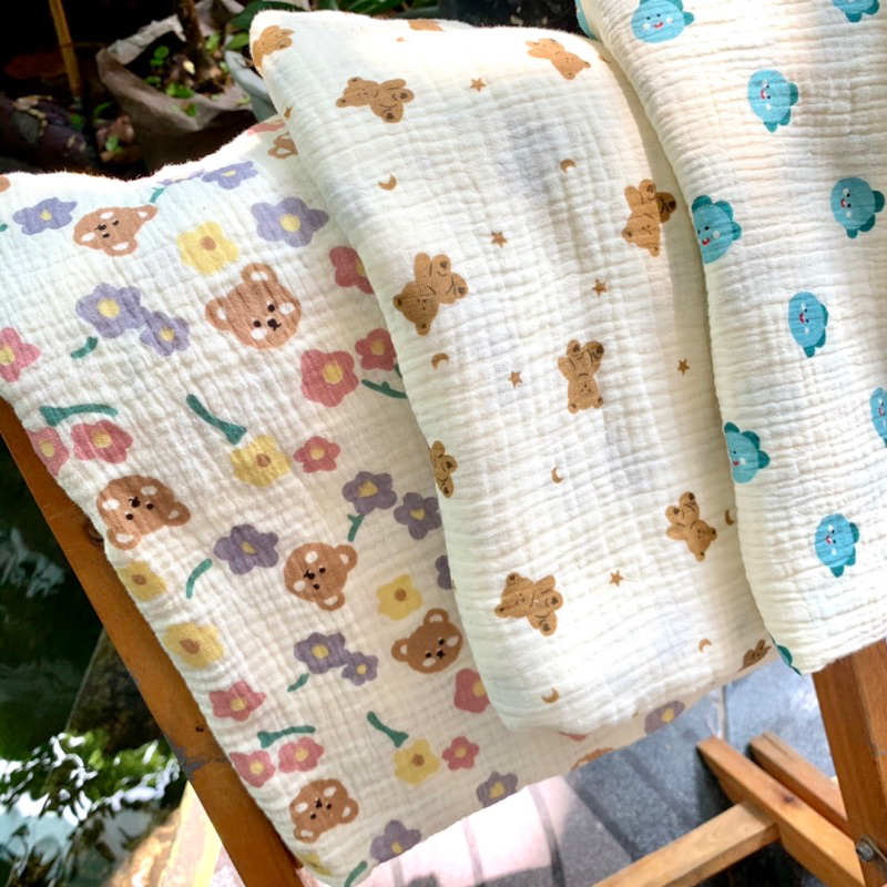 Khăn Tắm + Chăn Muslin siêu mềm siêu thoáng cho bé