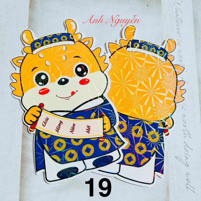 1000 Bao Lì Xì ChiBi Hoạt Hình Nhiều Mẫu Mã Đa Dạng, Giấy Bìa Bóng Cứng