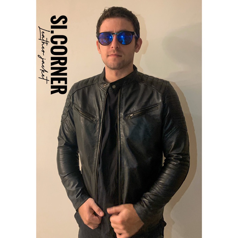 Áo khoác da thật 2hand nam