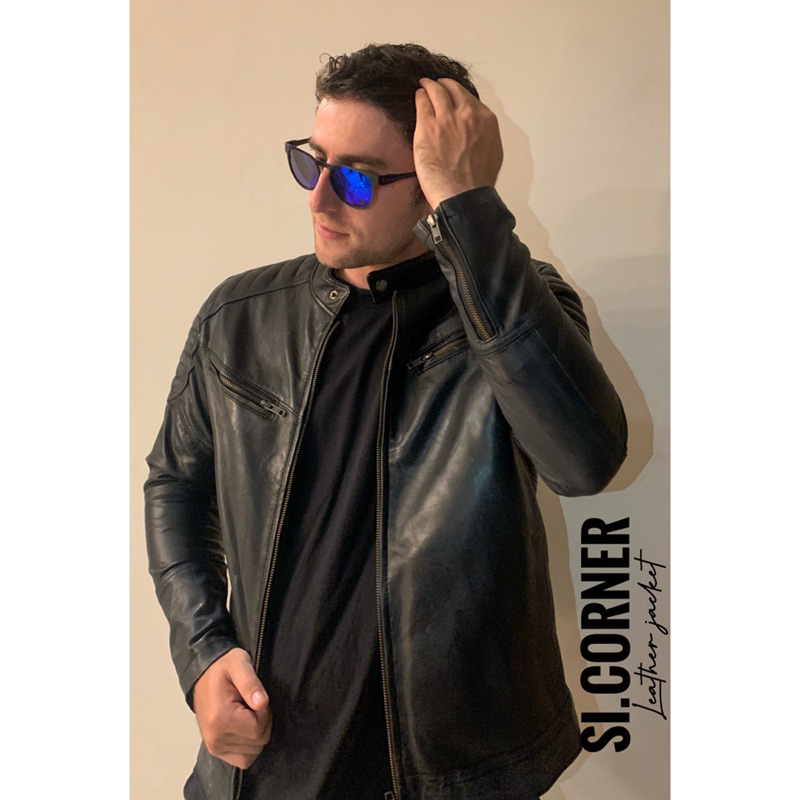 Áo khoác da thật 2hand nam