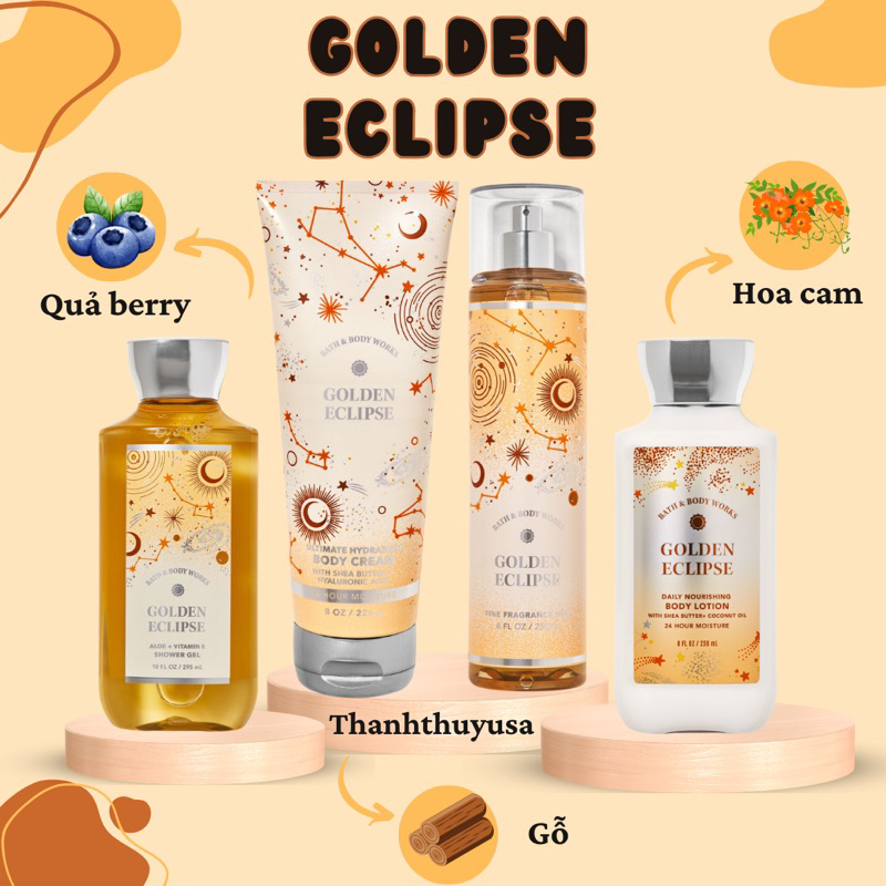 Bộ Sản Phẩm Sữa Tắm - Lotion - Body Mist Xịt Thơm Toàn Thân Bath & Body Works